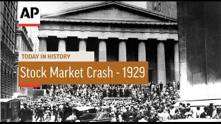 US Stock Market Crash  1929  Today in History  29 Oct 16 [upl. by Wahkuna438]