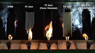 Flammability test Insulation [upl. by Anotyal796]