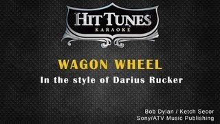 Darius Rucker  Wagon Wheel  Karaoke [upl. by Noach]