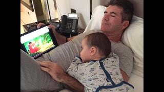 Simon Cowell and his son Eric [upl. by Annaerb]