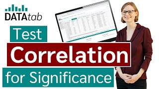 Test correlation for significance [upl. by Dalis]