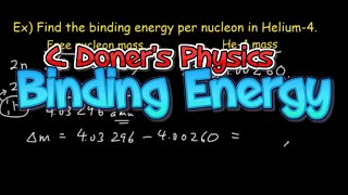 IB Physics Nuclear Binding Energy [upl. by Naujej290]