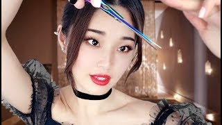 ASMR Relaxing Hair Salon  Haircut  Shampoo  Styling [upl. by Delamare]