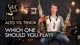 Alto Saxophone Vs Tenor Saxophone [upl. by Scotti]