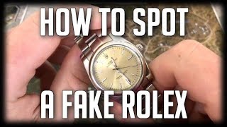 Flaws of a Fake Rolex Oyster Perpetual [upl. by Kruter]