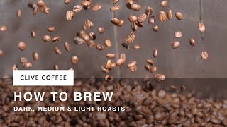 How To Brew Dark Medium and Light Roast Coffees [upl. by Frederiksen720]