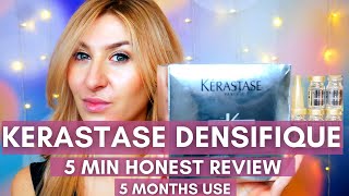 KERASTASE DENSIFIQUE SERUM review  How to use it at home  FULL TUTORIAL [upl. by Ellecram]