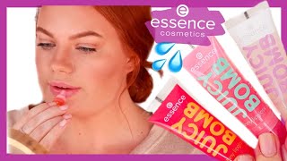 Essence JUICY BOMB Lip gloss Review  Essence Cosmetics 2021 [upl. by Ainehta]