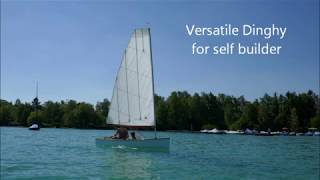 Mebo12 nesting dinghy  first sail [upl. by Mistrot]