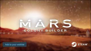 Mars Colony Builder Trailer ► Upcoming New SciFi City Building Strategy Game 2021 [upl. by Etteloc]