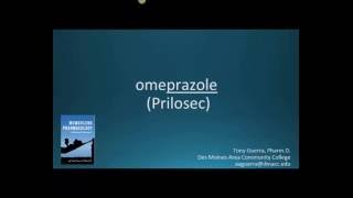 How to pronounce omeprazole Prilosec Memorizing Pharmacology Flashcard [upl. by Marcelline]