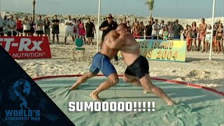 2004 World’s Strongest Man  Wrestling Part 3 [upl. by Addiego]