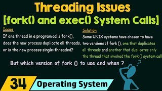 Threading Issues fork amp exec System Calls [upl. by Dnomhcir285]