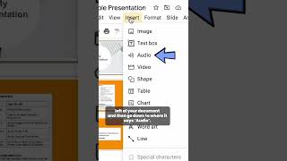 How to Insert AudioMusic into Google Slides [upl. by Bodnar961]