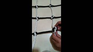 Cargo Net Knot  How to video [upl. by Arretak216]