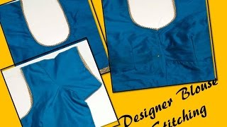 Blouse Stitching Simple and Easy Method DIY [upl. by Rodney]