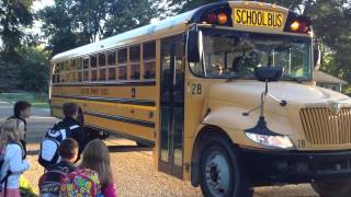 Austins 1st day of Kindergarten going on the Bus [upl. by Rodmun152]