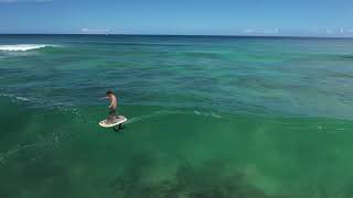 Riding waves in Hawaii on the Fliteboard eFoil [upl. by Cung214]