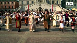 Zamość Bicie Rekordu Guinnessa  Polonez [upl. by Nalyt]