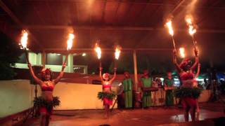 Traditional Fire Chamorro Dancers in Guam [upl. by Suilienroc]