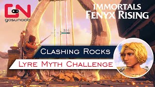 Immortals Fenyx Rising Clashing Rocks LYRE Myth Puzzle Challenge [upl. by Nywg]