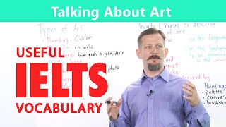 IELTS Speaking Vocabulary  Talking about Art [upl. by Duester]