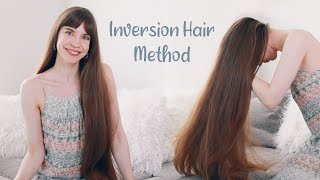 INVERSION HAIR METHOD How To amp My Results Hair Growth Technique [upl. by Airdnaed]