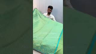 Sea Green Shade Premium Brocade Tissue Silk Banarasi Saree [upl. by Lorrimer]