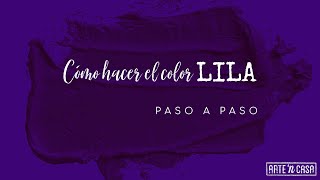 Cómo hacer el color lila [upl. by Nola987]