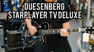 Duesenberg Starplayer TV Deluxe Black with Cranbourne Music [upl. by Euginomod]