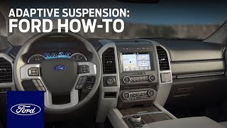 Adaptive Suspension  Ford HowTo  Ford [upl. by Lambart]