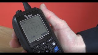 Introducing the Icom ICM94D…the World’s First Marine VHF Handheld Radio with AIS Receiver [upl. by Dori]