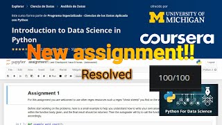 Introduction to Data Science in Python  Assignment 1  Patterns  Coursera  University of Michigan [upl. by Nahguav]