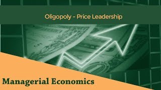 Price Leadership under Oligopoly in Hindi [upl. by Suivart434]