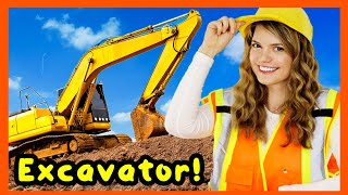 Construction Vehicles for Kids  Excavator Videos for Children with Speedie DiDi [upl. by Gebelein999]