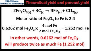 R214 Theoretical yield and percent yield [upl. by Emixam]