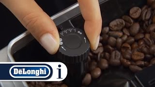 Magnifica S  How to adjust the coffee mill on your coffee machine [upl. by Martell]