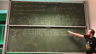 13 IEA Comparative statics of Leontief InputOutput Model [upl. by Plotkin]