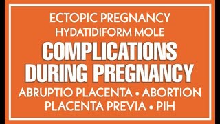 COMPLICATIONS DURING PREGNANCY  brief and simple discussuion [upl. by Soiritos]