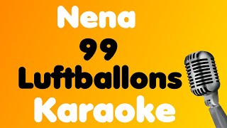 Nena • 99 Luftballons • Karaoke [upl. by Attennyl]