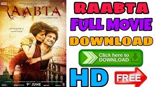 Raabta Full Movie Download In Hindi HD  Sushant Singh Rajput amp Kriti Sanon [upl. by Gayelord]