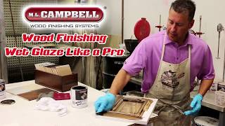 Wood Finish Wet Glaze Like a Pro [upl. by Najed]