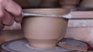 Oddly Satisfying Pottery Videos  Best Pottery Making Carving and Painting [upl. by Lisandra]