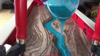 Step By Step Epoxy River Pour [upl. by Alvie217]