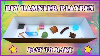 Easy 3 DIY Hamster Playpen [upl. by Asenab]