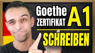 Goethe Zertifikat A1 SCHREIBEN  How to pass the written part  German A1 Goethe Exam [upl. by Eciral562]