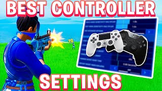 BEST Controller Sensitivity Settings Used By PROS Fortnite Tips [upl. by Eralc201]