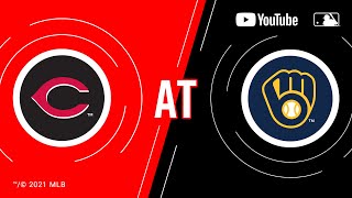 Reds at Brewers  MLB Game of the Week Live on YouTube [upl. by Lehet207]