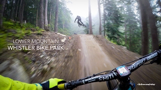 Mountain Biking the lower Whistler Bike Park [upl. by Schweiker629]