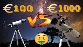 telescopio da €100 VS €1000 😱 ne vale la pena [upl. by Ahsiet996]